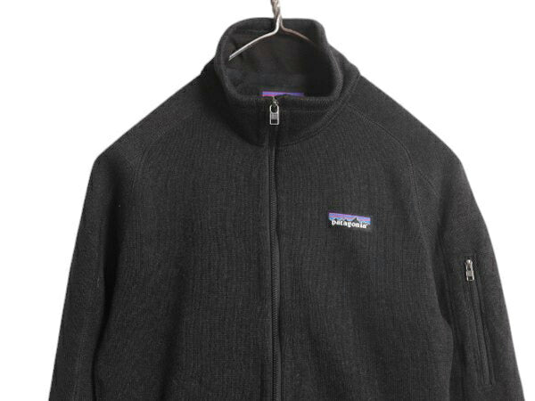 パタゴニア ベターセーター ジャケット レディース XS / 21年製 Patagonia アウトドア フリース ニット フルジップ ブルゾン ハイネック 黒