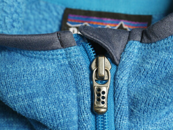 パタゴニア ベターセーター フーディ レディース S / 12年製 Patagonia フリース セーター ジャケット フルジップ パーカー ハイネック 青