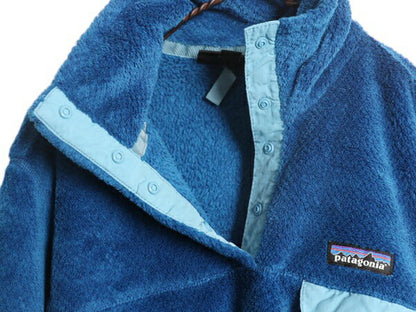 パタゴニア リツール スナップT プルオーバー ジャケット レディース M / 古着 16年製 Patagonia フリース アウトドア ブルゾン ハイネック