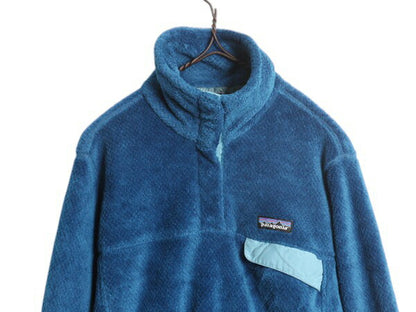 パタゴニア リツール スナップT プルオーバー ジャケット レディース M / 古着 16年製 Patagonia フリース アウトドア ブルゾン ハイネック