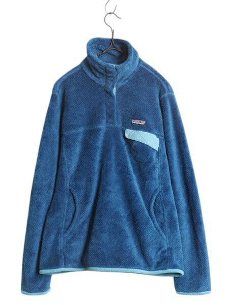 パタゴニア リツール スナップT プルオーバー ジャケット レディース M / 古着 16年製 Patagonia フリース アウトドア ブルゾン ハイネック