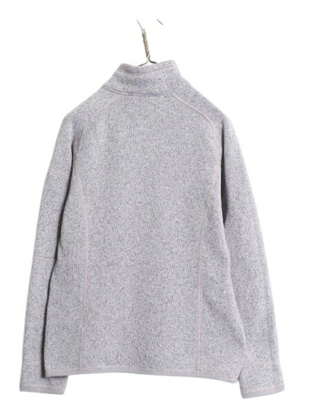 パタゴニア ベターセーター ハーフジップ レディース M 古着 18年製 フリース セーター ジャケット プルオーバー ジャンパー アウトドア 紫