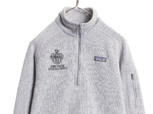 パタゴニア ベターセーター ハーフジップ レディース M 古着 18年製 フリース セーター ジャケット プルオーバー ジャンパー アウトドア 紫