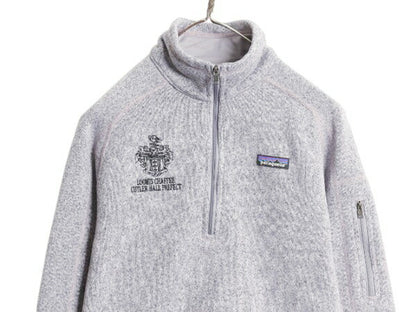 パタゴニア ベターセーター ハーフジップ レディース M 古着 18年製 フリース セーター ジャケット プルオーバー ジャンパー アウトドア 紫
