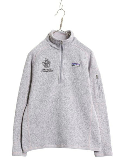 パタゴニア ベターセーター ハーフジップ レディース M 古着 18年製 フリース セーター ジャケット プルオーバー ジャンパー アウトドア 紫