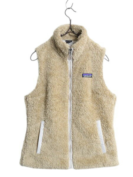 パタゴニア ロスガトス フリース ベスト レディース S 古着 19年製 Patagonia ハイ パイル ボア 重ね着 フルジップ アウトドア ハイネック