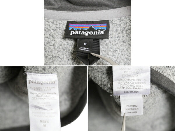 パタゴニア ベターセーター ハーフジップ メンズ M / 15年製 Patagonia フリース セーター ジャケット プルオーバー アウトドア ツートン