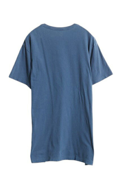 USA製 パタゴニア プリント 半袖 Tシャツ メンズ XL 19年製 アウトドア フィッツロイ スコープ グラフィック アート 細身 大きいサイズ 紺