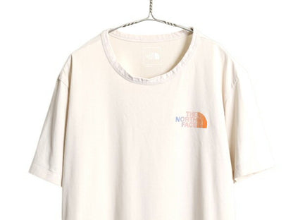 ノースフェイス 両面 プリント 半袖 Tシャツ メンズ L / アウトドア イラスト グラフィック シングルステッチ バックプリント カットソー