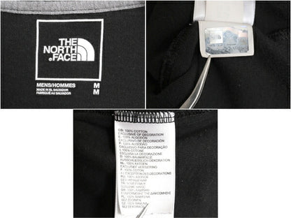 ノースフェイス プリント 長袖 Tシャツ メンズ M アウトドア ロンT カットソー ロングスリーブ ドーム テント グラフィック 袖プリント 黒
