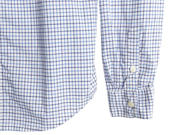 ポロ ラルフローレン チェック 長袖 ボタンダウン シャツ キッズ XL メンズ S 程/ 古着 長袖シャツ ワイシャツ ストレッチ マルチカラー BD