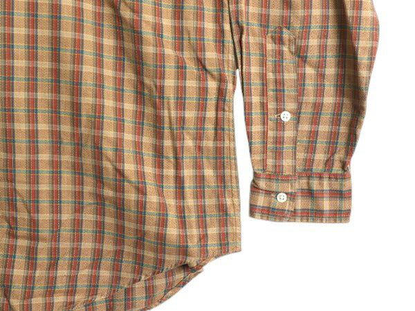 90s ラルフローレン 織柄 チェック 長袖 ボタンダウン シャツ メンズ L 古着 オールド ポロ コットン ワンポイント マルチカラー ゆったり