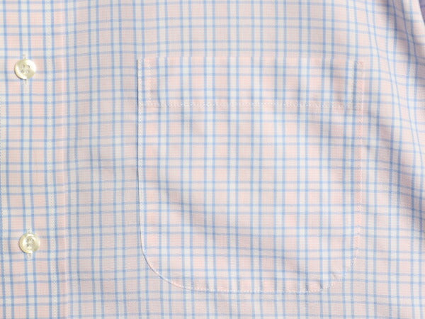 ブルックスブラザーズ チェック 長袖 シャツ メンズ M 程/ オックスフォード コットン 長袖シャツ ワイシャツ ノーアイロン マルチカラー