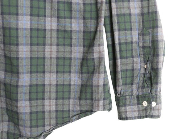 ブルックスブラザーズ チェック 長袖 ボタンダウン シャツ メンズ XL / 長袖シャツ オックスフォード マルチカラー コットン 大きいサイズ