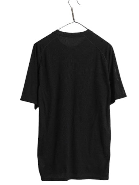 パタゴニア キャプリーン 2 半袖 Tシャツ メンズ L / 10年製 アウトドア ストレッチ アンダーシャツ カットソー インナー ワンポイント 黒