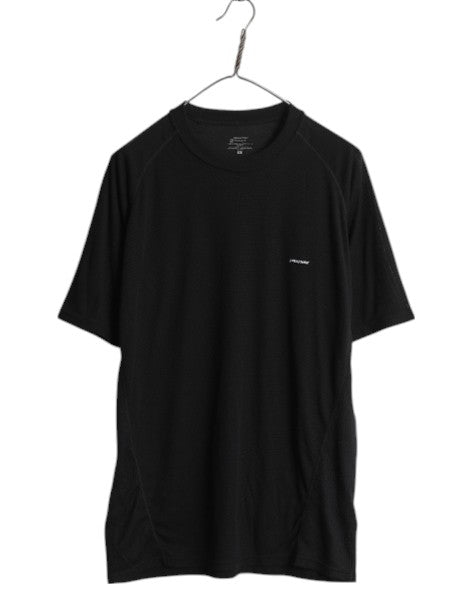 パタゴニア キャプリーン 2 半袖 Tシャツ メンズ L / 10年製 アウトドア ストレッチ アンダーシャツ カットソー インナー ワンポイント 黒