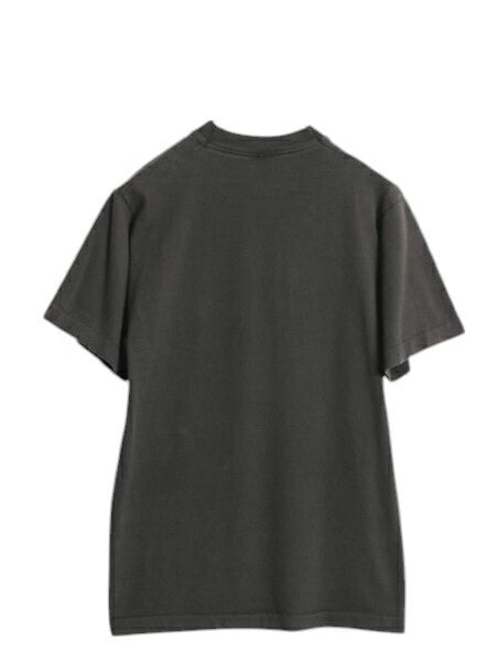 80s USA製 フルーツオブザルーム ポケット付き 無地 半袖 Tシャツ メンズ M 小さめ S 程/ ヴィンテージ シングルステッチ ポケT 耳付き 黒