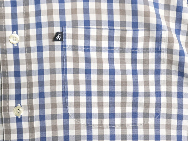 ブルックスブラザーズ ギンガム チェック 長袖 ボタンダウン シャツ メンズ XL 長袖シャツ コットン 大きいサイズ マルチカラー ワイシャツ
