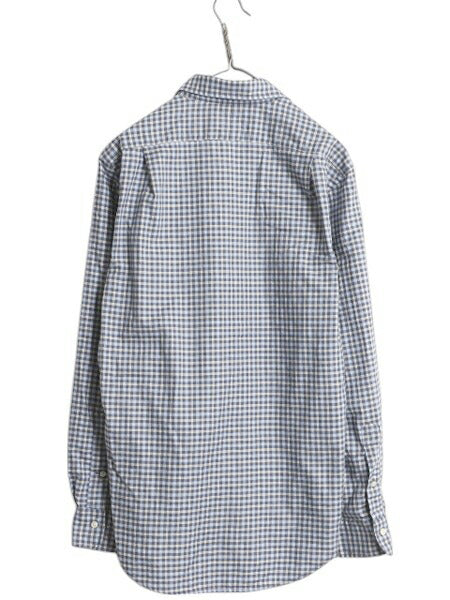 ポロ ラルフローレン チェック 長袖 シャツ メンズ M / 長袖シャツ コットン スリム フィット ワンポイント マルチカラー カジュアル 細身