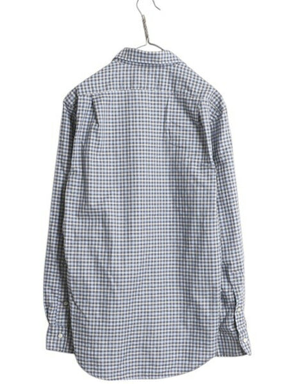 ポロ ラルフローレン チェック 長袖 シャツ メンズ M / 長袖シャツ コットン スリム フィット ワンポイント マルチカラー カジュアル 細身