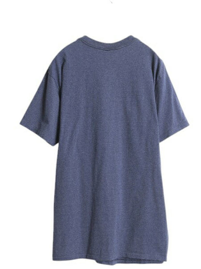 90s USA製 レキシントン ボーダー 半袖 Tシャツ メンズ L / オールド シングルステッチ ツートン カットソー カジュアル シンプル トップス