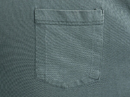 90s ラッセル ポケット付き 無地 半袖 Tシャツ メンズ レディース L / オールド ヘビーウェイト コットン ポケT カットソー ワンポイント
