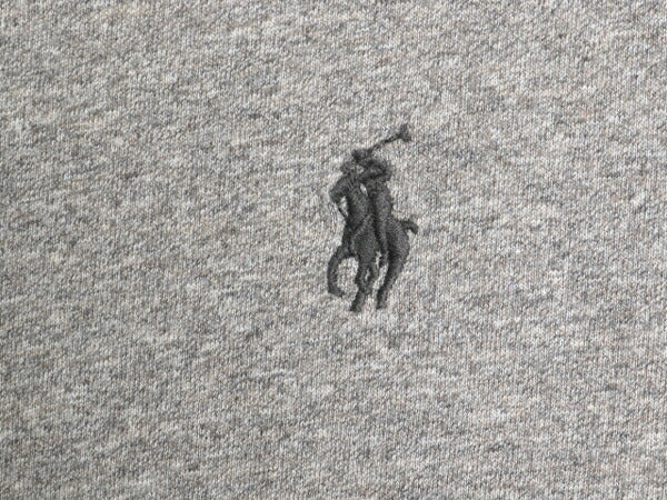 ポロ ラルフローレン 長袖 Tシャツ メンズ M ロンT コットン ワンポイント ロングスリーブ カットソー シングルステッチ アンダーシャツ 灰