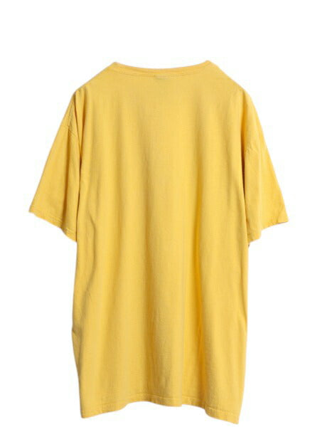 ポロジーンズ ラルフローレン プリント 半袖 Tシャツ メンズ XL / ポロ カットソー コットン トップス グラフィック 大きいサイズ イエロー