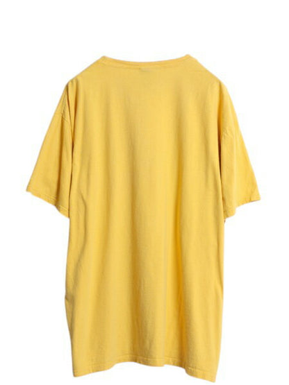 ポロジーンズ ラルフローレン プリント 半袖 Tシャツ メンズ XL / ポロ カットソー コットン トップス グラフィック 大きいサイズ イエロー