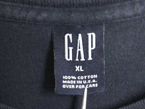 00s USA製 オールド ギャップ 2段 プリント 半袖 Tシャツ メンズ レディース XL / 古着 オールド ヘビーウェイト カットソー 大きいサイズ