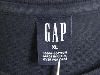 00s USA製 オールド ギャップ 2段 プリント 半袖 Tシャツ メンズ レディース XL / 古着 オールド ヘビーウェイト カットソー 大きいサイズ