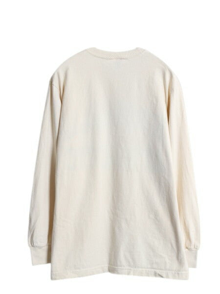 デッドストック 90s USA製 ラッセル 2段 プリント 長袖 Tシャツ メンズ レディース M オールド コットン ロンT ロングスリーブ カットソー