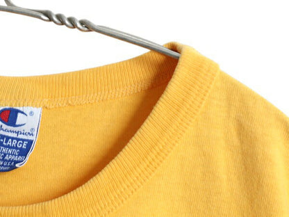 90s USA製 チャンピオン 半袖 Tシャツ メンズ XXL / オールド 100% コットン ヘビーウェイト ワンポイント スクリプト ロゴ 大きいサイズ