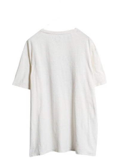 ポロ ラルフローレン イーグル 染込み プリント 半袖 Tシャツ メンズ XL カットソー シングルステッチ グラフィック 大きいサイズ 細身 白
