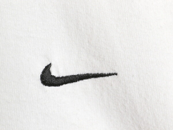 00s ナイキ スモール スウッシュ 刺繍 半袖 Tシャツ メンズ L / オールド ヘビーウェイト コットン ワンポイント カットソー シンプル 白