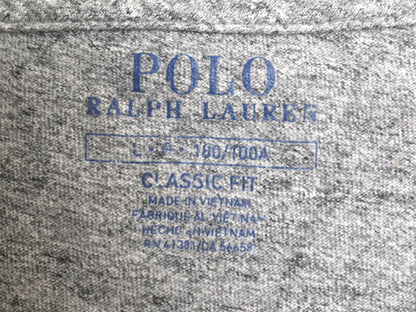 ポロ ラルフローレン 染込み プリント 半袖 Tシャツ メンズ L / 古着 カットソー シングルステッチ グラフィック イーグル 星条旗 ゆったり