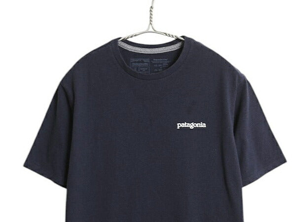 パタゴニア 両面 プリント 半袖 Tシャツ メンズ S アウトドア グラフィック イラスト アート バックプリント カットソー トップス シンプル
