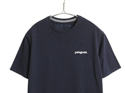 パタゴニア 両面 プリント 半袖 Tシャツ メンズ S アウトドア グラフィック イラスト アート バックプリント カットソー トップス シンプル