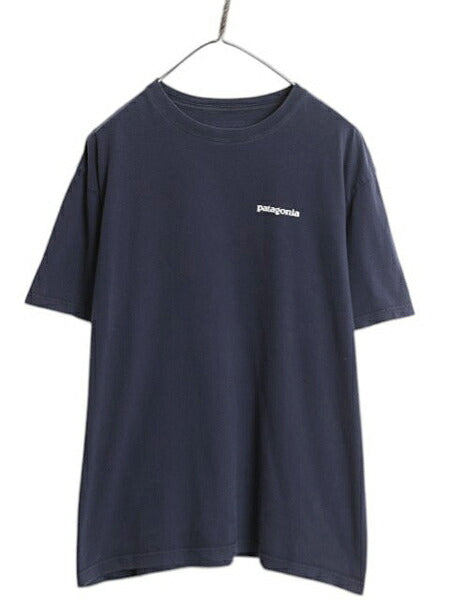 パタゴニア 両面 プリント 半袖 Tシャツ メンズ L / アウトドア 染込み P6 バックプリント ボックスロゴ オーガニック コットン カットソー