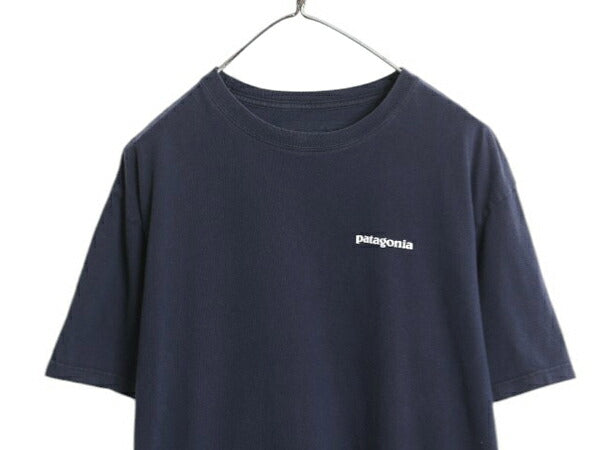 パタゴニア 両面 プリント 半袖 Tシャツ メンズ L / アウトドア 染込み P6 バックプリント ボックスロゴ オーガニック コットン カットソー