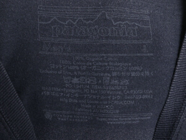 パタゴニア 両面 プリント 半袖 Tシャツ メンズ L / アウトドア 染込み P6 バックプリント ボックスロゴ オーガニック コットン カットソー