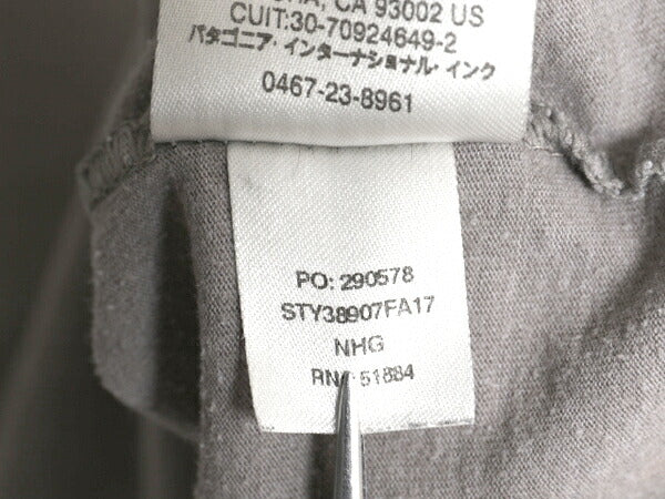 パタゴニア プリント 半袖 Tシャツ メンズ XL 17年製 アウトドア フィッツロイ クレスト グラフィック カットソー シンプル スリムフィット