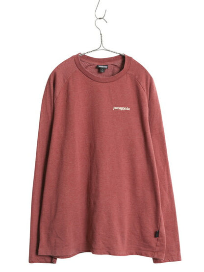 パタゴニア 両面 プリント ライトウェイト スウェット メンズ L / 19年製 トレーナー 長袖Tシャツ ロンT グラフィック イラスト カットソー