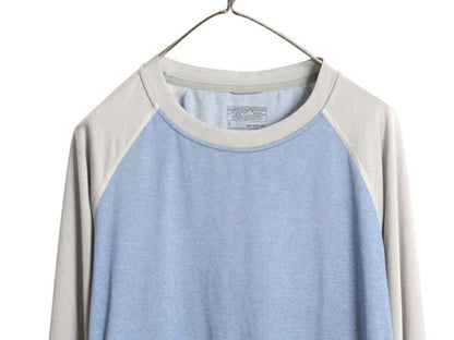 パタゴニア キャプリーン 長袖 Tシャツ レディース S / 古着 18年製 ロンT ストレッチ アンダーシャツ ロングスリーブ カットソー ツートン