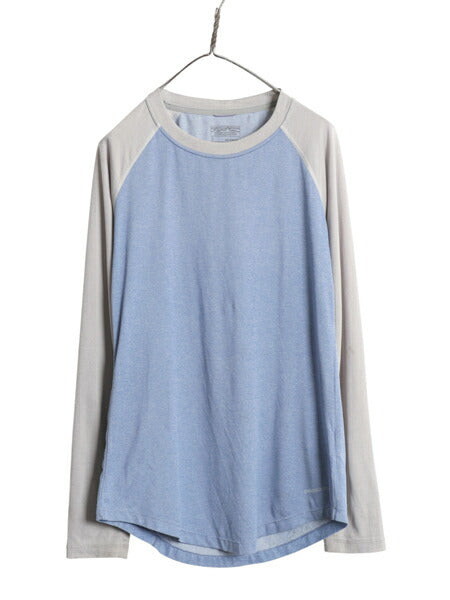 パタゴニア キャプリーン 長袖 Tシャツ レディース S / 古着 18年製 ロンT ストレッチ アンダーシャツ ロングスリーブ カットソー ツートン