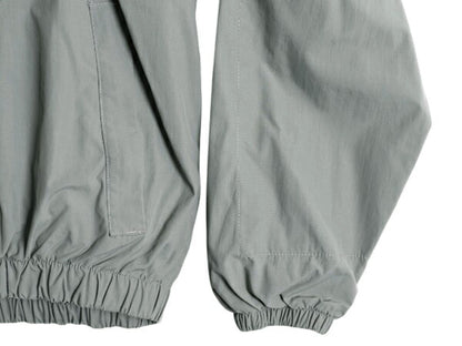 90s 米軍実物 US ARMY ナイロン トレーニング ジャケット MEDIUM SHORT 古着 99年製 オールド 軍物 PFU ミリタリー ブルゾン ジャンパー 灰