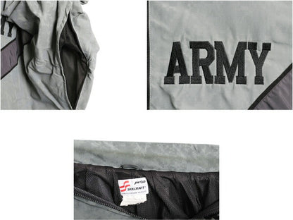 00s 米軍実物 US ARMY ACU 迷彩 リフレクター ナイロン トレーニング ジャケット MEDIUM REGULAR / 05年製 オールド ミリタリー IPFU 軍物