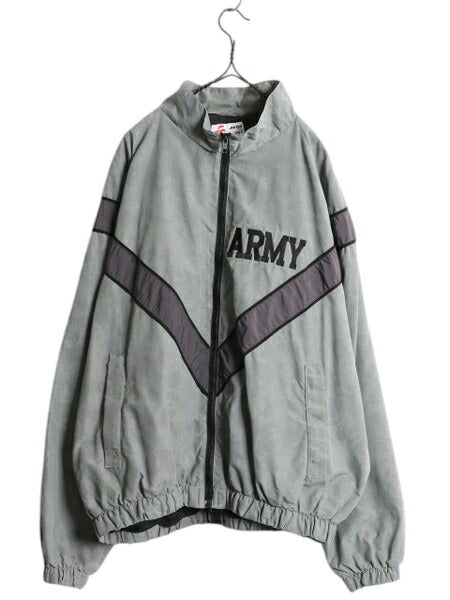 00s 米軍実物 US ARMY ACU 迷彩 リフレクター ナイロン トレーニング ジャケット MEDIUM REGULAR / 05年製 オールド ミリタリー IPFU 軍物