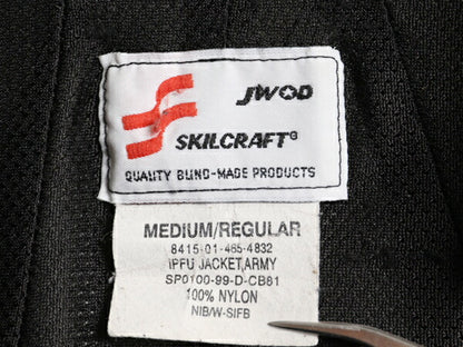 90s 米軍実物 US ARMY ナイロン トレーニング ジャケット MEDIUM REGULAR 古着 99年製 オールド 軍物 PFU ミリタリー ブルゾン ジャンパー