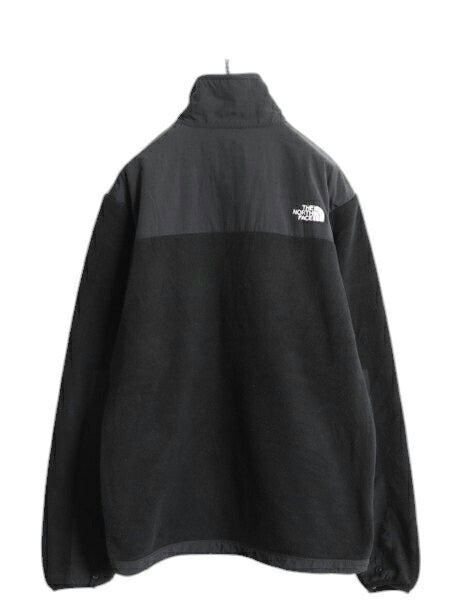 ノースフェイス デナリ ジャケット メンズ M 黒 古着 The North Face DENALI アウトドア フリース ナイロン ブルゾン フルジップ ブラック